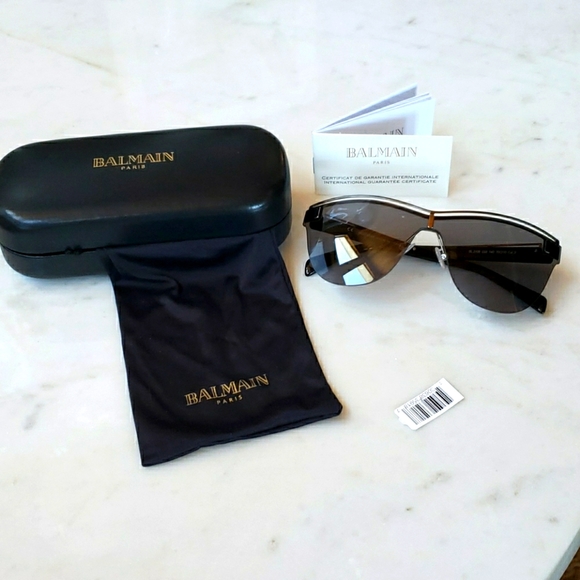 Balmain Accessories - NWT Balmain sunglasses in light gun